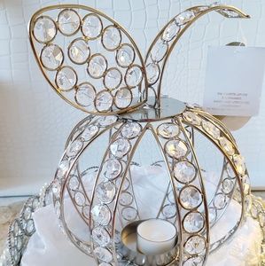 Nanette Lepore Accents | Reserved Crystal Pumpkin Candle Holder And